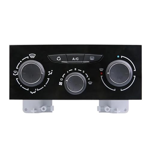 Car 6451VN 1607875480 Car Air Conditioning Control Switch Panel for Peugeot 307(Silver)