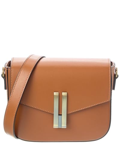 Persaman New York Bianca Leather Crossbody, Brown