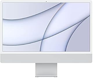 Apple iMac 2021 all-in-one desktop computer with M1 chip: 8-core CPU, 8-core GPU, 24-inch Retina display, 8GB RAM, 256GB SSD storage, 1080p FaceTime HD camera, matching accessories; Green