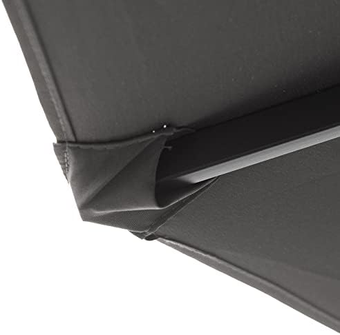 Outsunny 4.6m Garden Parasol Double-Sided Sun Umbrella Patio Market Shelter Canopy Shade Outdoor with Cross Base