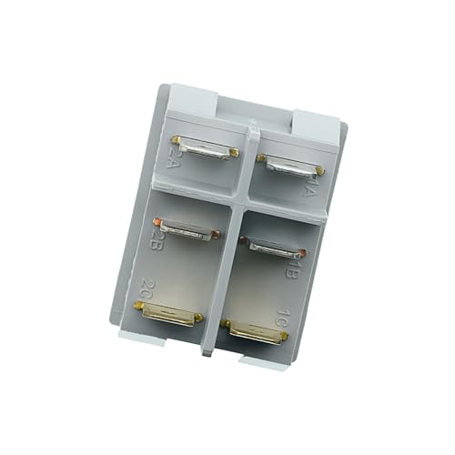 Double interrupteur pour radiateur DeLonghi 5110510001 à 6 bornes