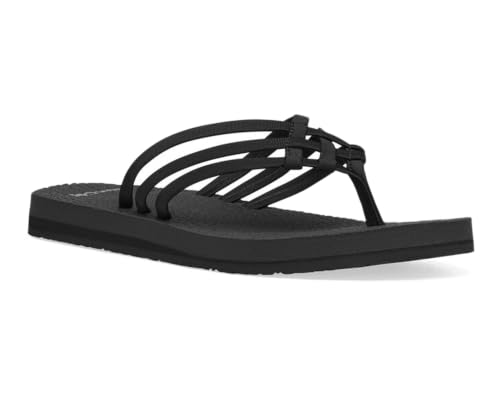 Image of Sanuk Women's Yoga Sandy | Yoga Mat Footbed | Flip Flops for Women | Yoga Sandals For Women