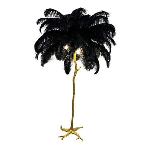 Lampadaire moderne résine dorée pour éclairer un angle sombre