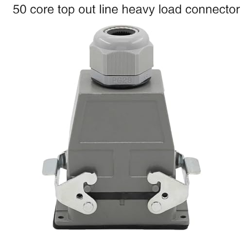 Conector resistente HDC-HDD-050 enchufe industrial rectangular de 50 pines 5