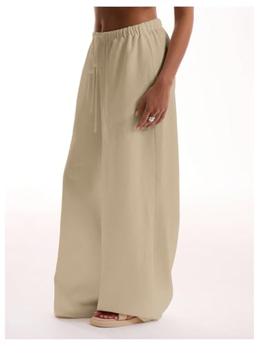 SHENHE Women's Green Wide Leg Palazzo Pants4