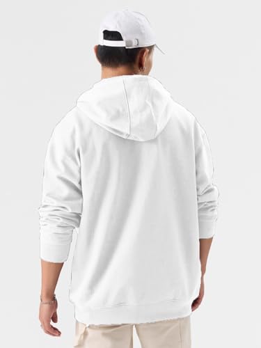 Image of LAZYCHUNKS Men's Zipper Hooded Sweatshirt | Premium Full Sleeve Hoodie Jacket with Front Zip & Pockets | Stylish Winter Wear, Warm Casual Sportswear for Men