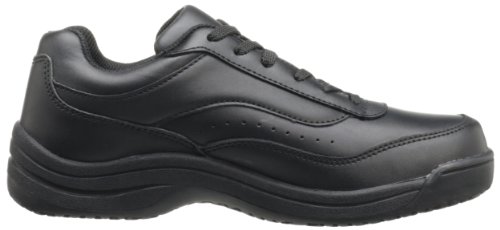 Skidbuster 5075 Women's Leather Slip Resistant Athletic Shoe,Black,6.5 W Us #TOP5