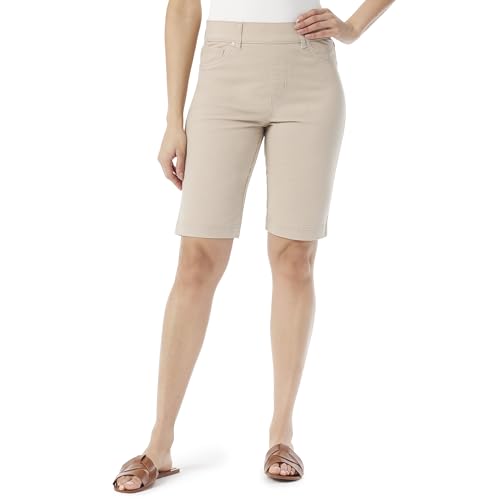 Gloria Vanderbilt Shape Effect bermuda femme taille haute sable 8