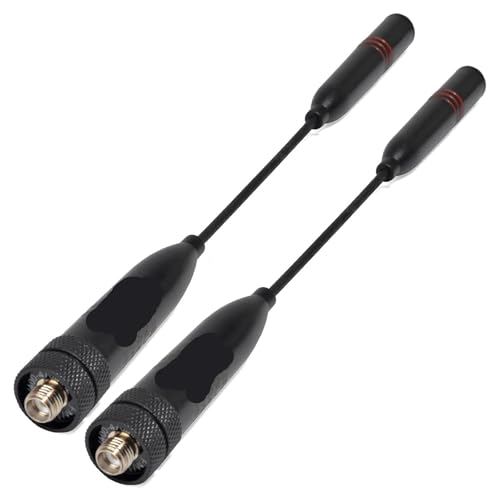 Generic 150/430MHz SMA���X�f���A���o���h�������g�����V�[�o�[�A���e�i�A�K��Baofeng UV-5R(All) UV-82 K5 Kenwood �o�������W�I��(TC-213UV k 2Pcs)