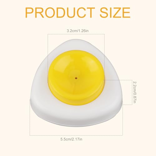 2stk Eierstecher für Hartgekochte Eier, Magnetischer Eierlochstanzer mit Edelstahl-Stanznadel Sicherheitsverschluss Eierstecher für Rohe Eier Eierlochstanzer Praktische Küchenwerkzeuge