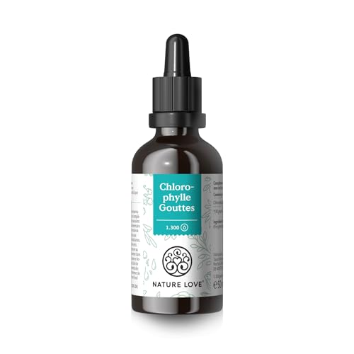 Chlorophylle liquide de luzerne (50ml) - hautement dosée avec 200mg de chlorophylline par prise - alternative aux comprimés de chlorophylle - végane, contrôlé en laboratoire et produit en Allemagne