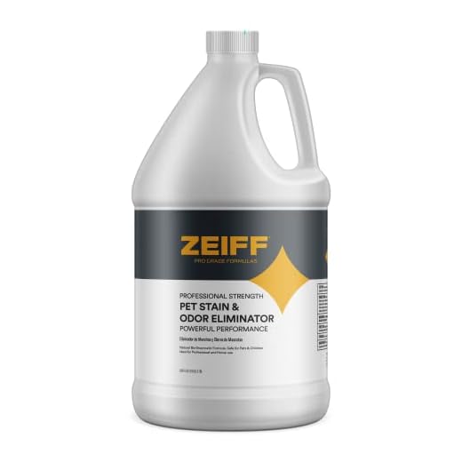 Zeiff Pet Stain and Odor Remover - Pet Odor Eliminator for Home and Professional Use - Pet Urine Enzyme Cleaner to Break Up Tough Stains - Carpet Stain Remover for Dog Urine and Cat Pee, Feces, Fluids