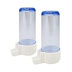 BPS 2 Pcs Comedero/Bebedero para Jaula Pájaros Met...: El juego incluye 2 comederos / bebedero de agua, suficientes para satisfacer sus diferentes necesidades diarias. Desmontable agua de la taza - tipo bayoneta cuenco de agua extraíble para facilitar la limpieza y sustitución, cómodo y práctico. Diseñad...