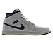 NIKE Men's Running Shoue AIR Jordan 1 MID SE, White Industrial Blue Sail, 11