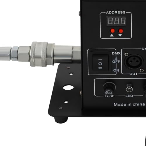 Máquina de humo CO2, máquina de niebla CO2 de doble boquilla de 150 W para fiestas DJ y espectáculos en vivo, nebulizador de chorro de 110 V con chorros ajustables, ideal para DJs, bandas y planificadores de eventos miniatura 7