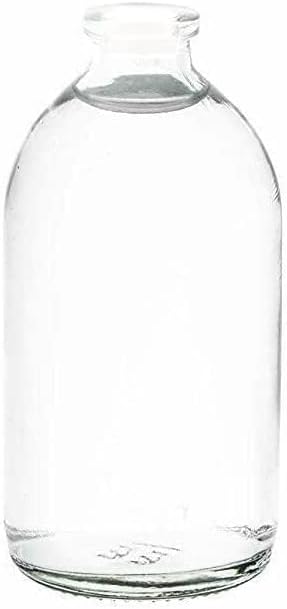 Casavetro Vases 100 ml Set Mini TR Pharmacist Glass Bottles Clear Wedding Decoration, Glass, Pack of 24, 24 x 100 ml