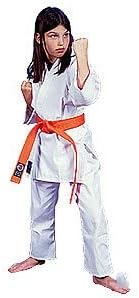 ProForce 6oz 100% Cotton Karate Gi/Uniform - White - Size 000