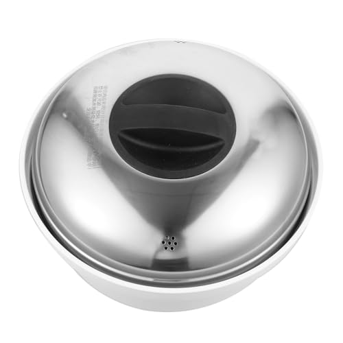 TIDTALEO Cocedor de Arroz y Vaporera para Microondas y Saludable para Dumplings Bollos y Arroz con Asas de Plástico y Diseño Clásico para Cocinar al