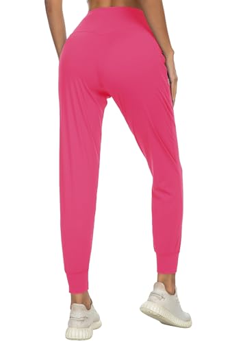 Image of Women's Joggers with Pockets, Hiking Cargo Water Resistant Lightweight Pants for Women Workout Athletic Travel Camping