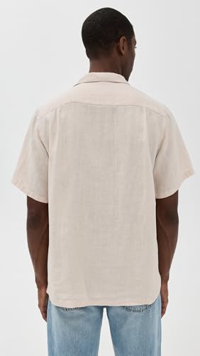 Men's Linen Camp Collar Shirt3