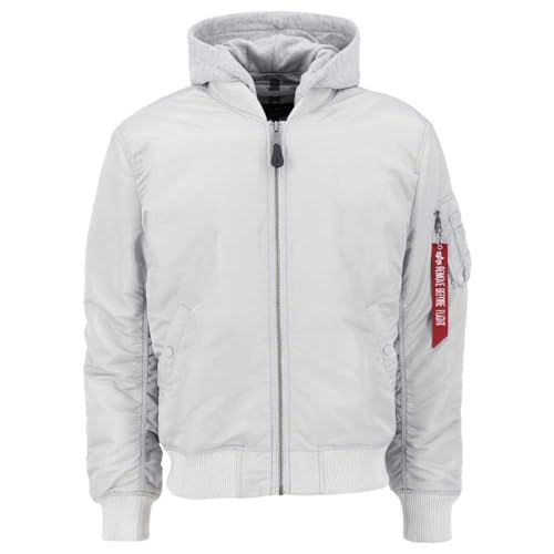 Alpha Industries MA-1 ZH Back EMB Bomberjacke für Herren Pastel Grey – Ansicht 1