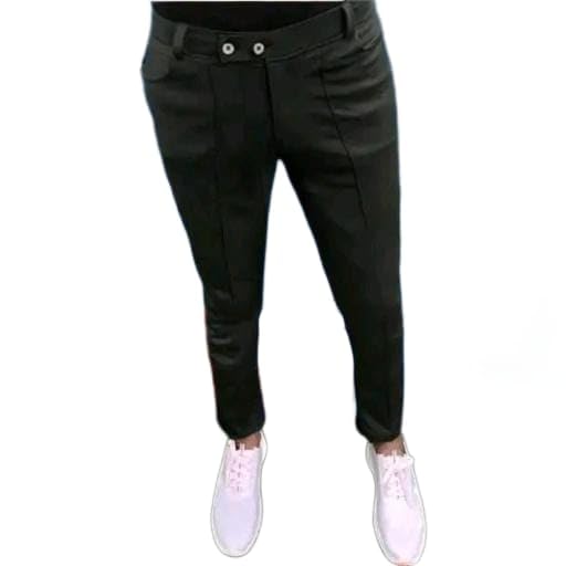 Image of Men's Lightweight Solid Trouser with Soft Fabric