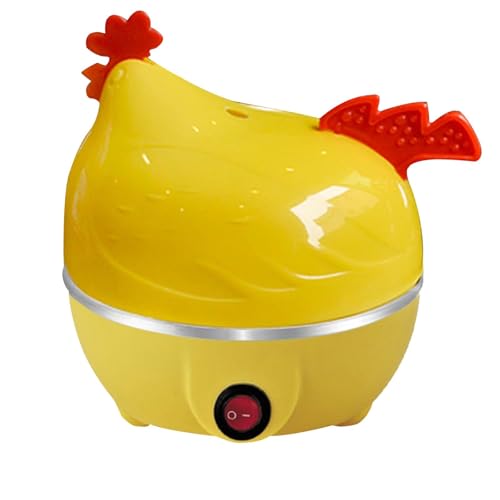 Egg Boiler, 7 Egg Capacity Electric 𝗘𝗴𝗴 𝗕𝗼𝗶𝗹𝗲𝗿 for Hard, Soft & Medium Boiled Eggs, Stainless Steel Healthy 𝗘𝗴𝗴 Steamer 𝗘𝗴𝗴 Boiler 𝗘𝗴𝗴 Maker Machine (A)