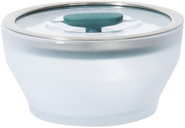 Anyday 4-Cup Microwave Cookware & Glass Container with Vented Lid (Kale)
