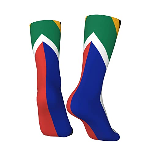 CUTEDWARF Flag Of South Africa Athletic Socks Adult Casual Mid Tube Sock Warm Cozy Cushion Sockings2