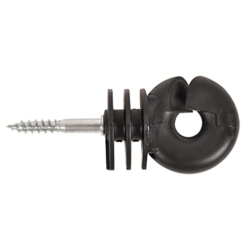 Aislador de anillo Gallagher para postes de madera con tornillo resistente en pack de 25 unidades 2