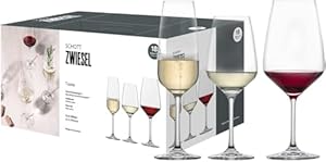SCHOTT ZWIESEL Premium Glas Set Tulip 18er Set, Weingläser und Sektgläser aus Tritan Kristallglas, spülmaschinenfestes Glas Set, 124136
