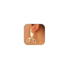 A1:Gold Scissor Earrings