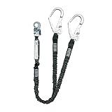 Die Y-Rettungsleine hat zwei Arme, die das Aufsteigen ermöglichen. Beim Auf- und Abstieg bleiben Sie immer mit einem Haken an der Konstruktion befestigt.