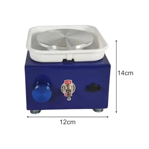 Torno de cerámica eléctrico infantil con cuenco lavable para recortar artesanías de arcilla 4