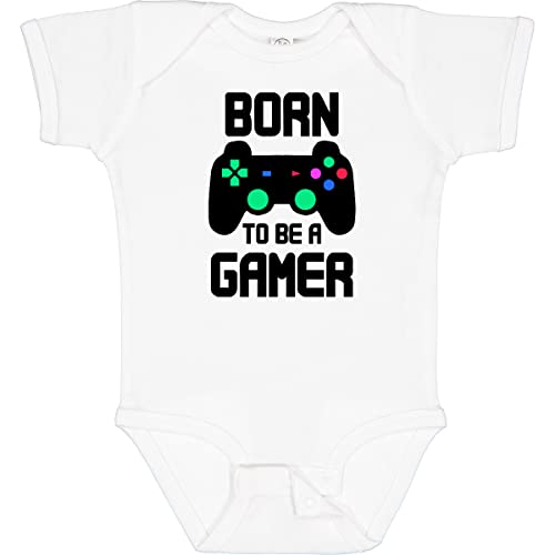 Image of inktastic Born To Be a Gamer with Controller Baby Bodysuit
