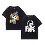 [YAYANA] スプラトゥーン3 Tシャツ カジュアル コスチューム 半袖 大人 夏服 綿 丸襟 肌着 上着 cosplay 日常服 コスチューム メンズ レディース (03,S)