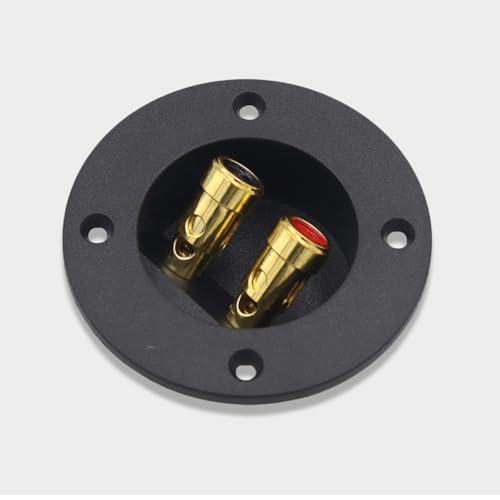 Terminales redondos de 3.1 pulgadas para cajas de altavoz y conector de subwoofer casero 6