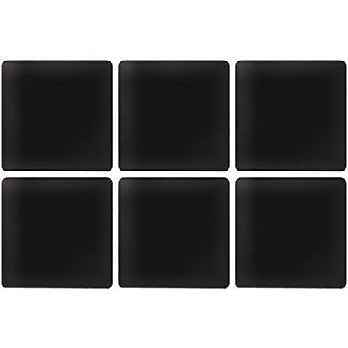 1"x1" Black Matte Finished Glass Mosaic Tile (9.67 Sq ft-