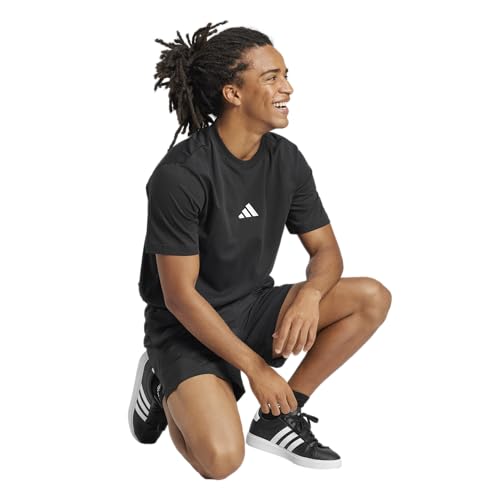 adidas Men's Essentials Small Logo Single Jersey T-Shirt3