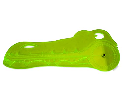 Goniómetro de plástico verde Rehabilitation Advantage miniatura 3