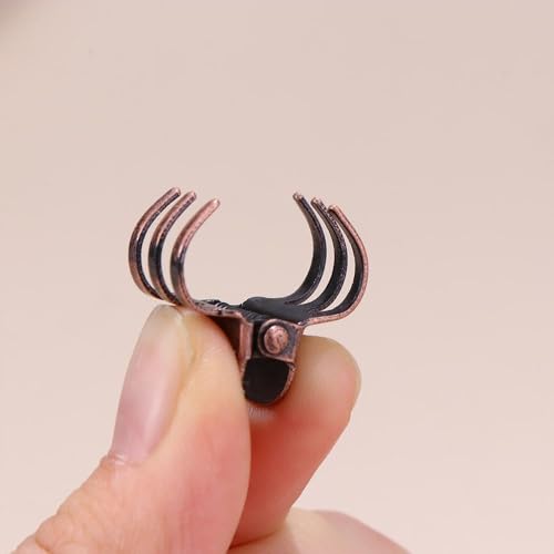 5 Piezas Mini Pinzas de Metal para Pelo miniatura 5