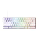 MONSGEEK FUN60 Ultra Rapid Trigger Gaming Keyboard 8k Magnetic Switch TMR Aluminum Wired Keyboard 60% White Shine-Through MagMech, Glare Magnetic Switch