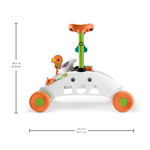 Miniatura 9 de Fisher-Price Andador 2 Caras Correpasillos Con Actividades Con Luces Y Sonidos, Juguete Para Andar O Sentarse, Regalo Para Bebé 6 Meses, Versión: Neerlandés Inglés, Uk Francés Alemán Hjy73