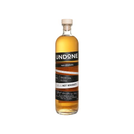 UNDONE No. 3 American Malt NOT WHISKEY | Premium Non-Alcoholic Whiskey Spirit Alternative | 700ml Bottle | Made in Germany