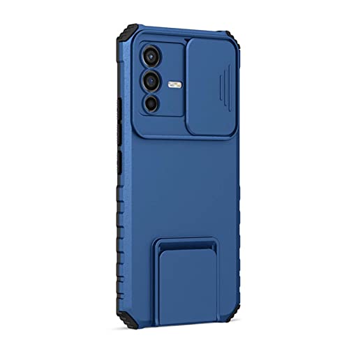 Case for Samsung Galaxy S23/s23plus/s23ultra,Drop Protection Phone Case Case with Sliding Camera Cover,Military Grade Protection, Kickstand Phone Case,Blue,S23 Ultra 6.8''