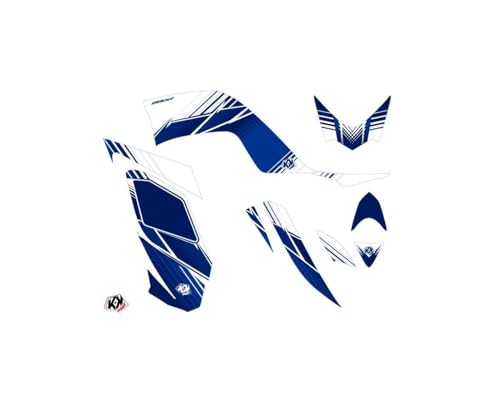 Kit deco Yamaha 660 Raptor adhesivos para quad 2001-2005 color azul noche 2