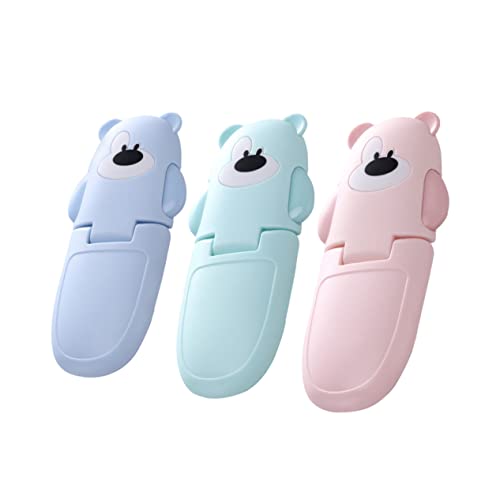 SHOWERORO 3個のABS子供 ロック窓引き出しキャビネットロック赤ちゃんの 簡単取り付け粘着剤