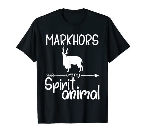 Markhors Are My Spirit Animale Regalo per Uomini Donne Capra Kid Maglietta