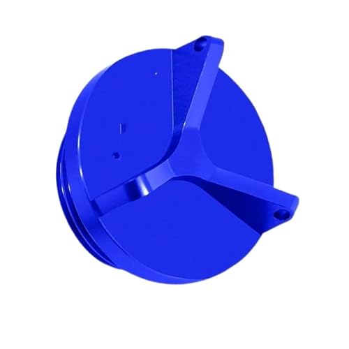 CNCオイルフィラーキャッププラグ に適合する GSR400 GSR600 GSR750 GSR 750 600 400 全年式 バイク用エンジンオイルフィルターカッププラグカバー ネジ エンジンオイルフィラーキャップ(Blue)