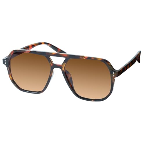 Image of mosanana Oversized Aviator Sunglasses for Women with Polarized Lens MS52243
